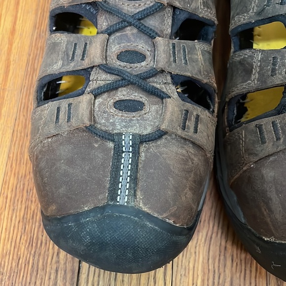 KEEN UTILITY ATLANTA II Work Shoe Sandal Steel Toe brown men’s size 10.5D - Picture 8 of 12